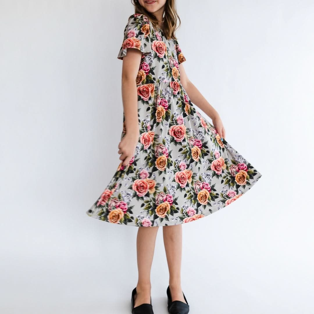 Robe Kaia en bambou pour enfant | Feuilles de palmier
