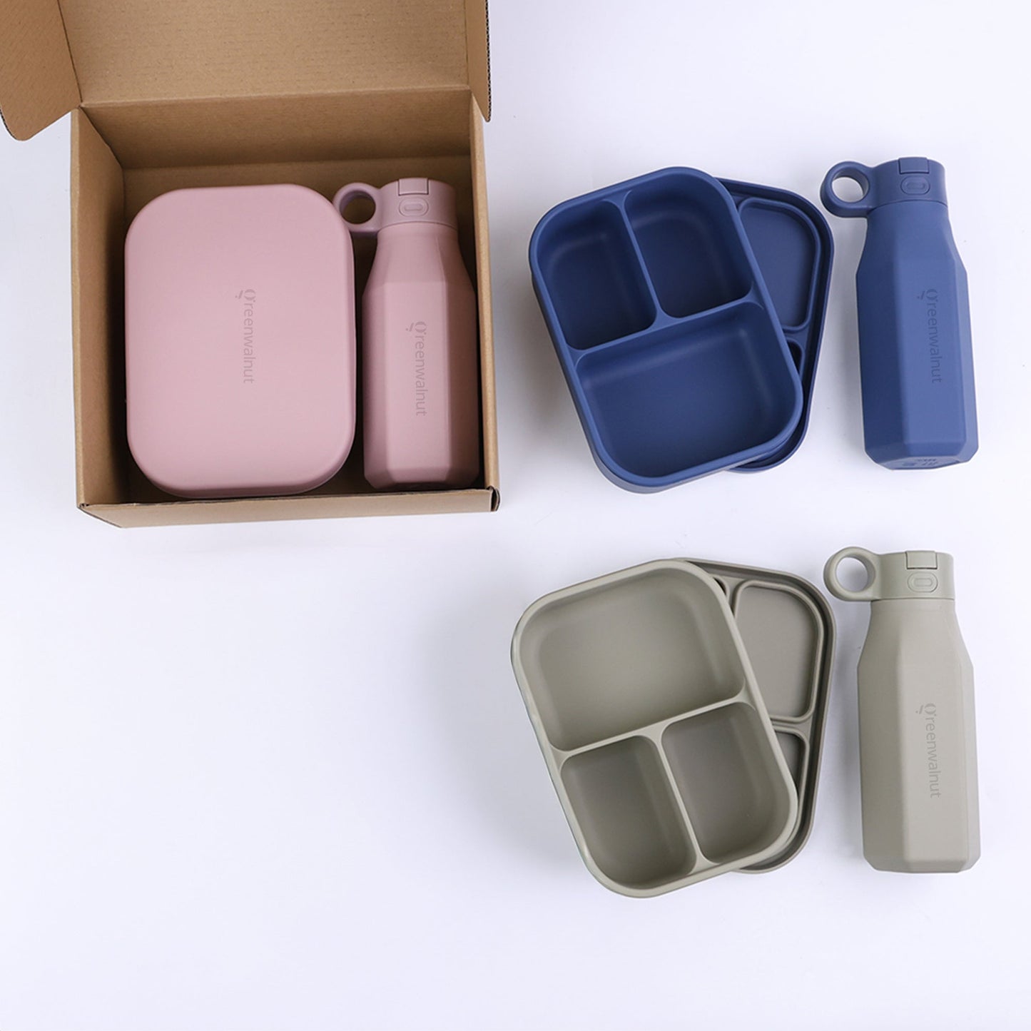 Boîte bento en silicone et gourde en silicone