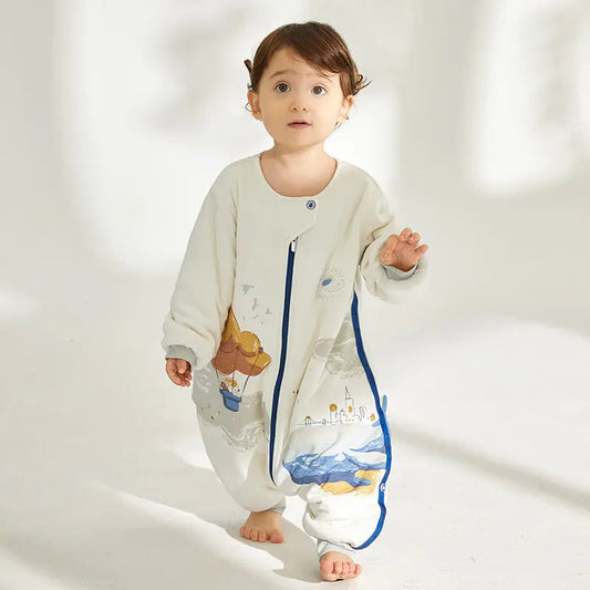 Temperature Regulating Cotton Long-Sleeve Sleep Bag, 1.5 TOG