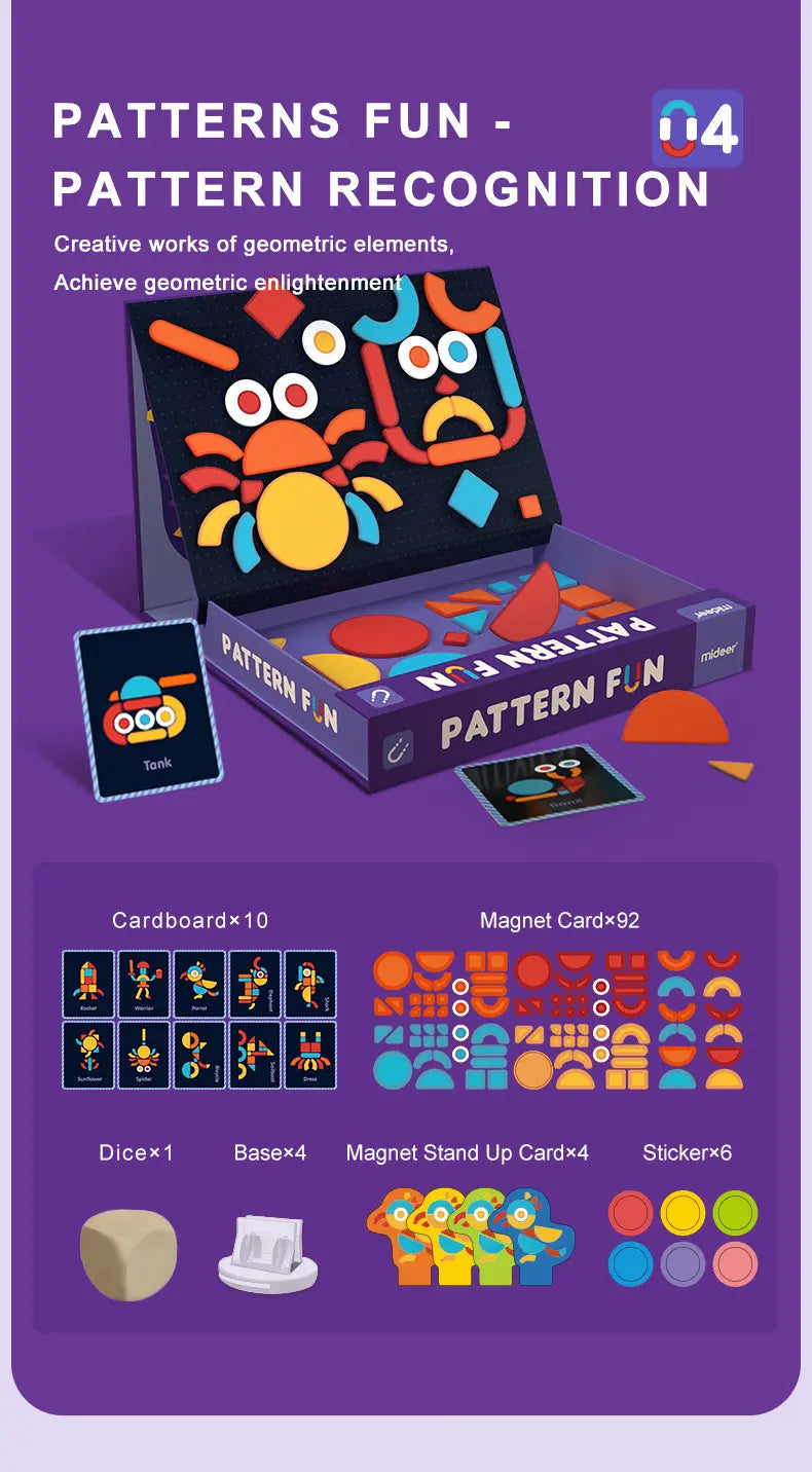Magnetic Playset: Pattern Fun
