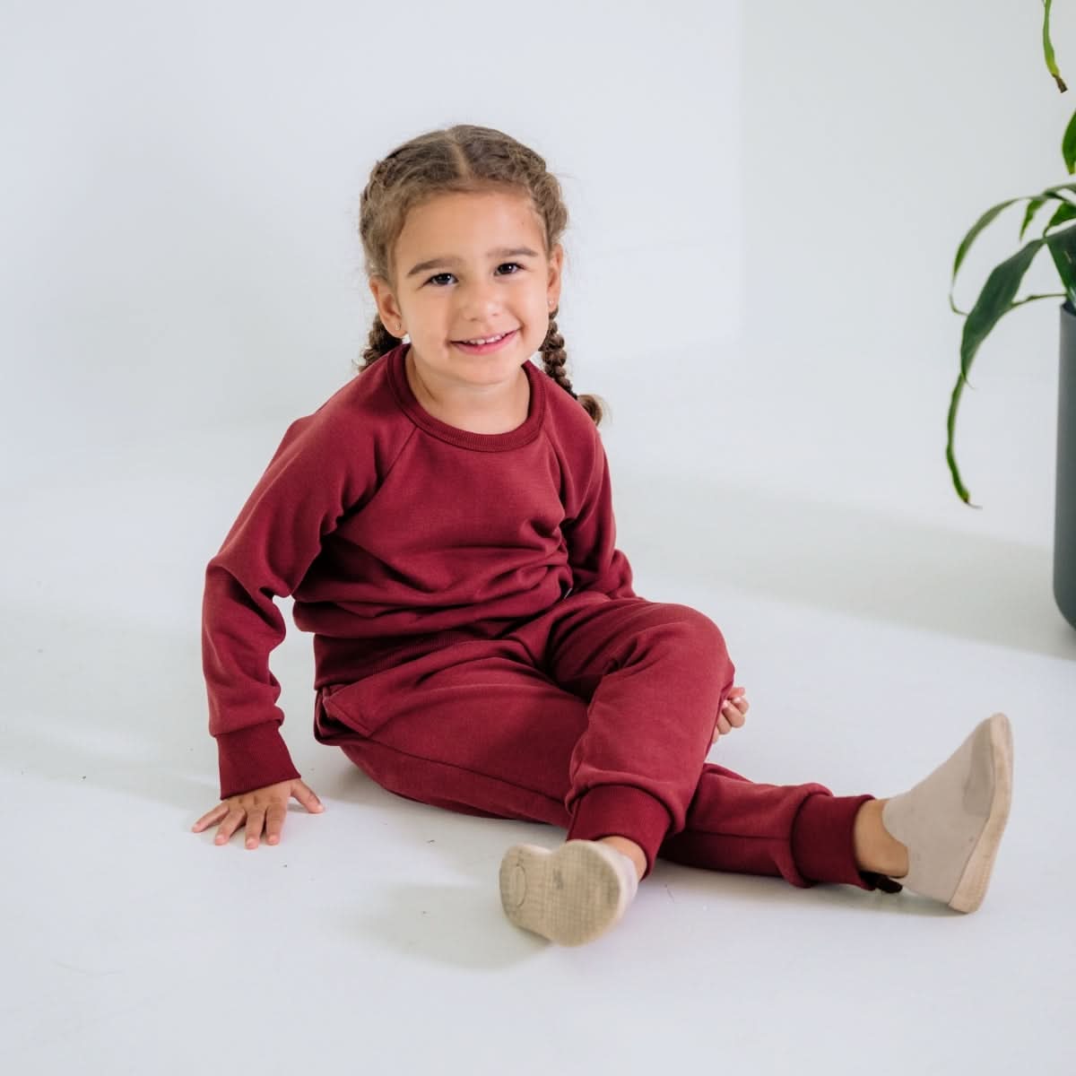 Baby/Kids' Bamboo Fleece Raglan Pullover | Navy