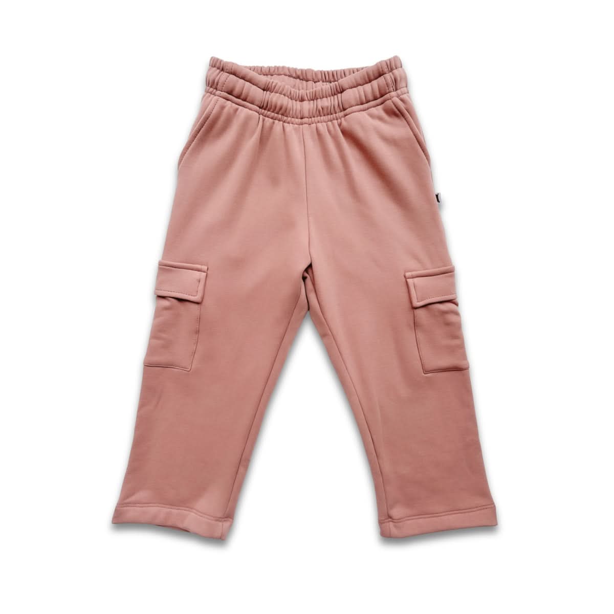 Pantalon cargo en polaire de bambou pour enfants | Bleu marine