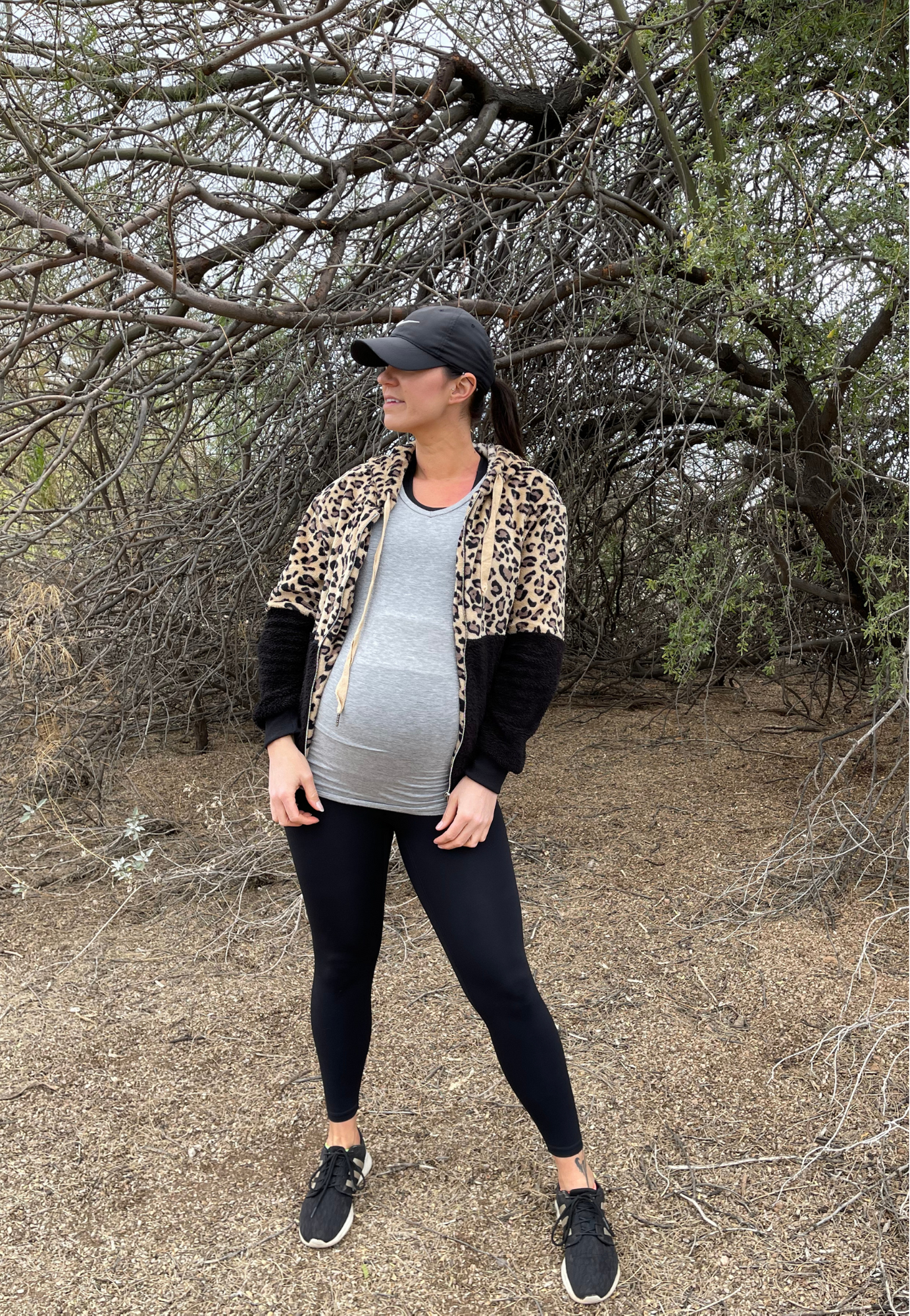 Ashley Ruched Maternity and Nursing T-Shirt