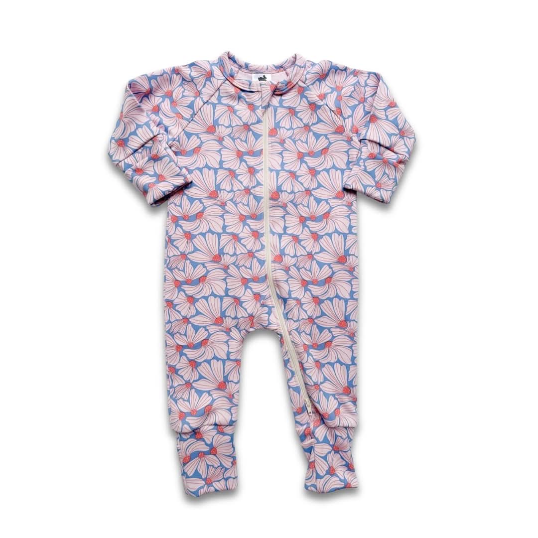 Bamboo Baby Zipper Footed Onesie | Digging It