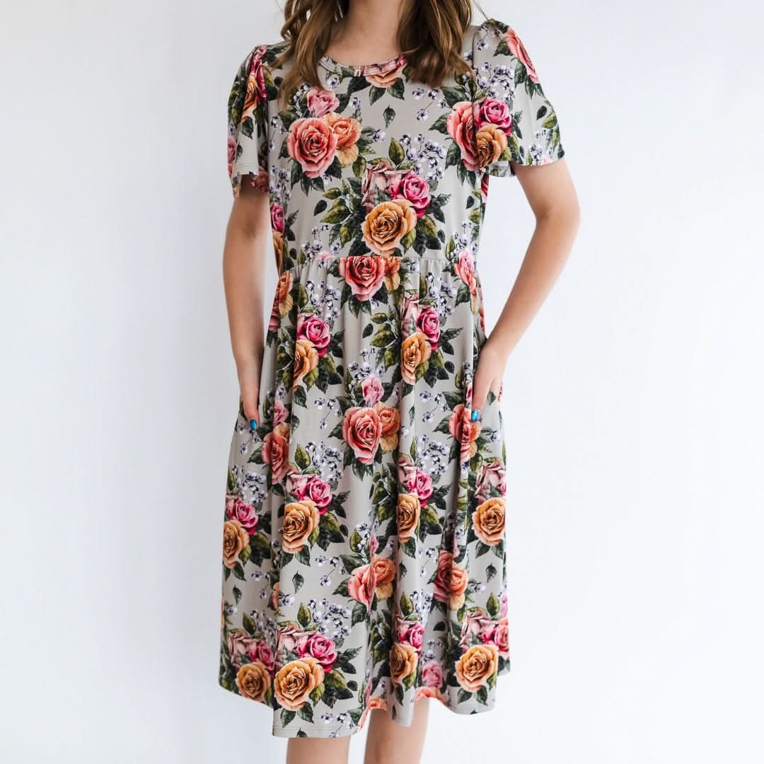 Youth Bamboo Kaia Dress | Olive