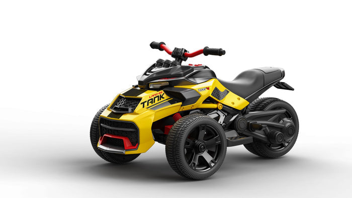 2026 Moto électrique 2 places 24V 3 roues SPIDER pour enfants de 3 à 7 ans avec télécommande