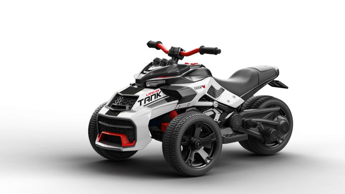2026 Moto électrique 2 places 24V 3 roues SPIDER pour enfants de 3 à 7 ans avec télécommande