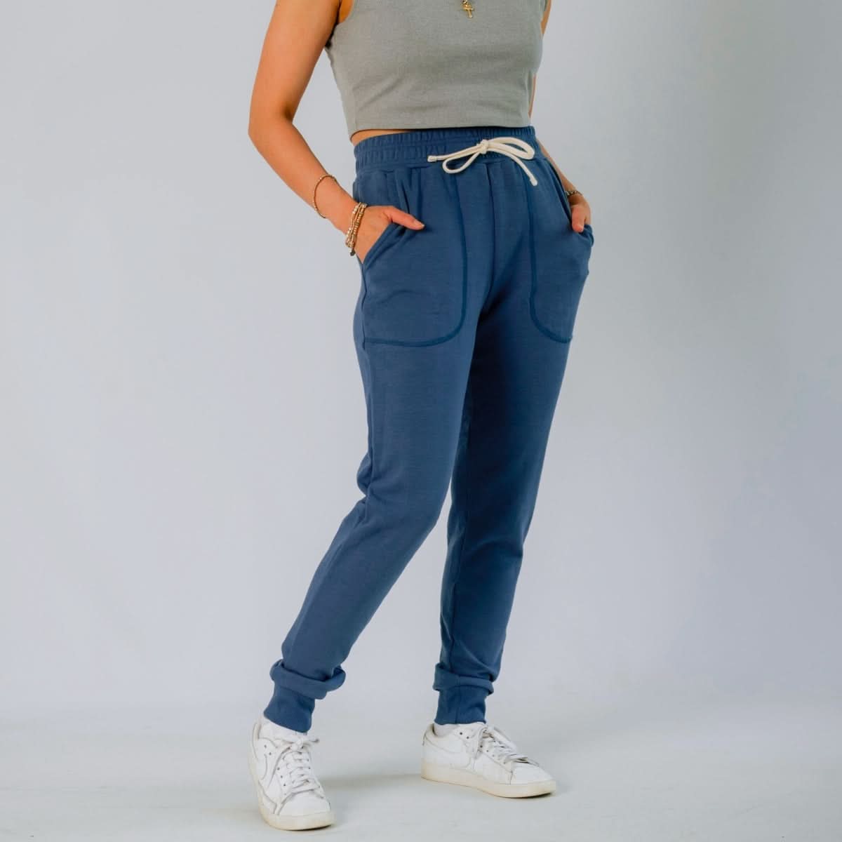 Ladies' Bamboo Fleece Joggers | Black