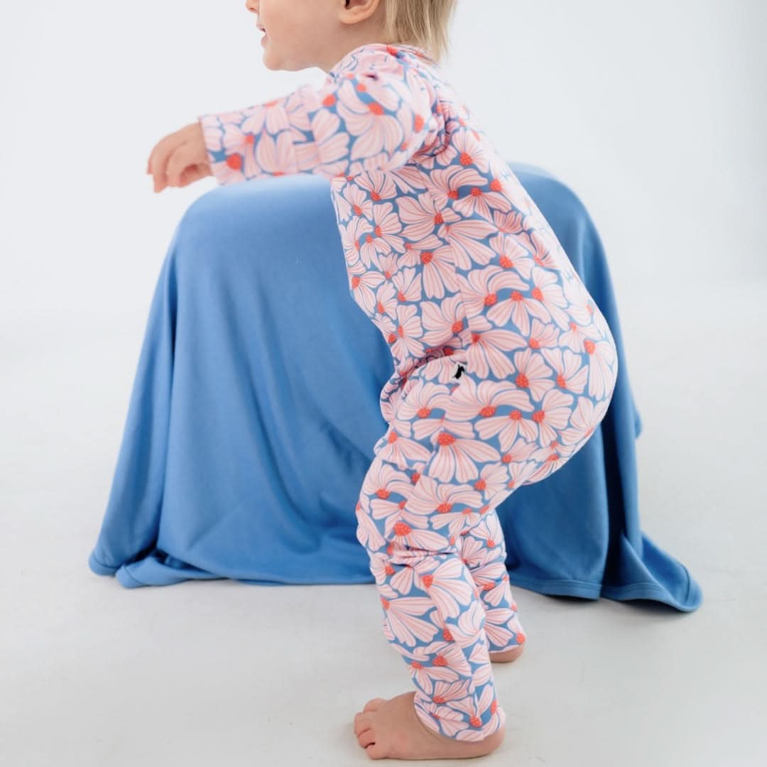 Bamboo Baby Zipper Footed Onesie | Digging It
