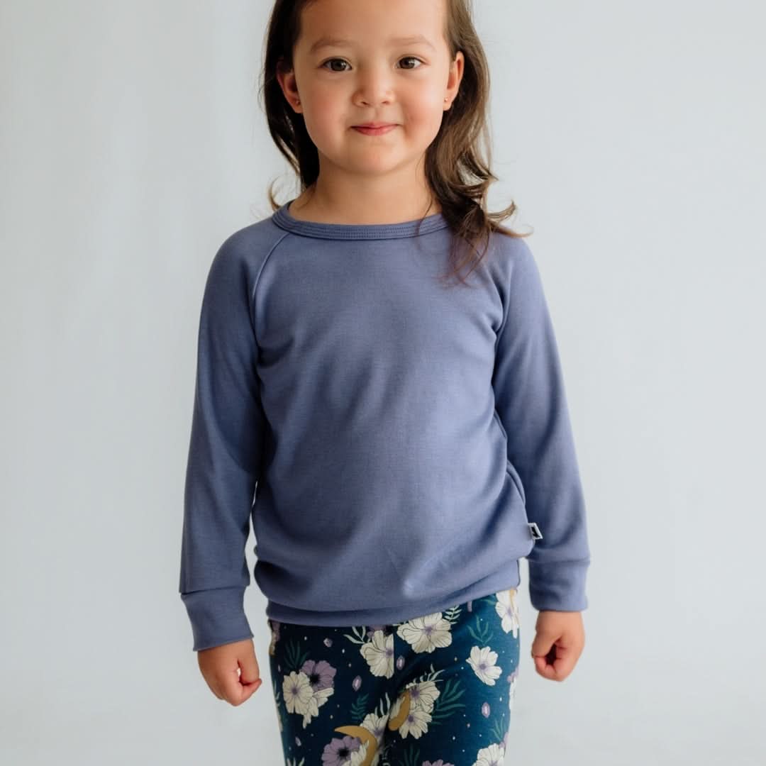 Pull Raglan en Bambou pour Bébé/Enfant | Noir