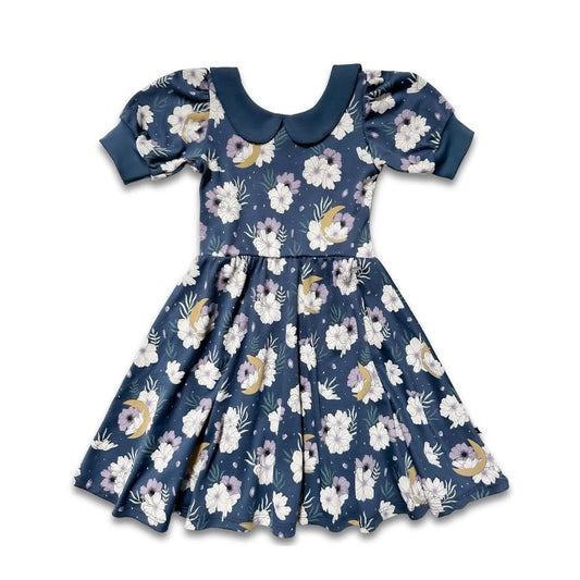 Kids' Bamboo Penelope Dress | Celestial Floral