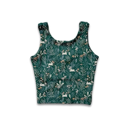Débardeur long en bambou façon brassière pour jeune | Nuit étoilée