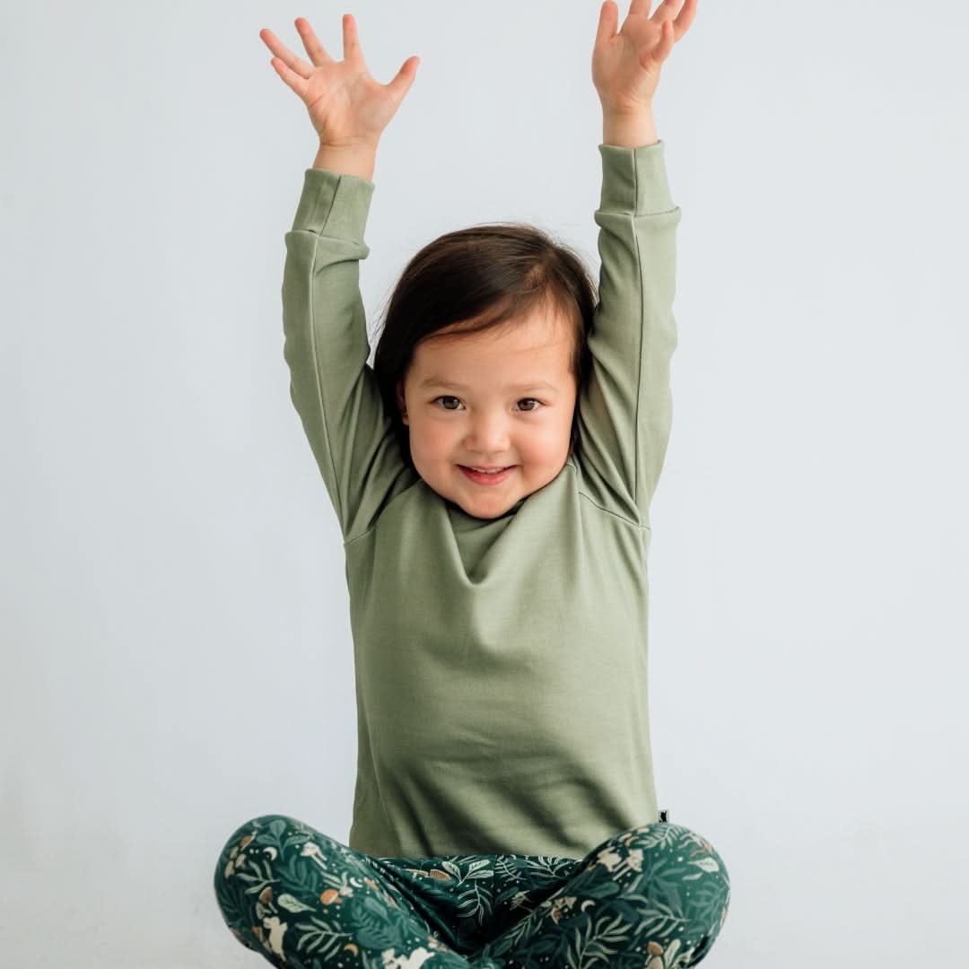Baby/Kids' Bamboo Raglan Pullover | Dusty Lilac