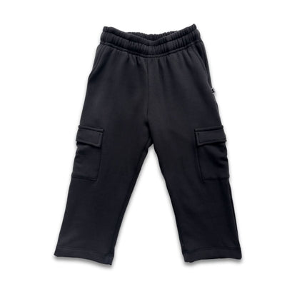 Youth Bamboo Fleece Cargo Pants | Navy