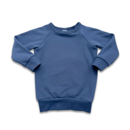Baby/Kids' Bamboo Fleece Raglan Pullover | Navy