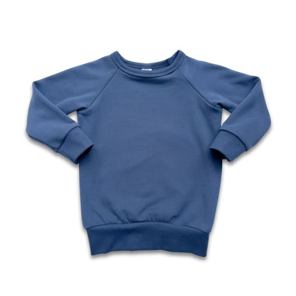 Pull en molleton de bambou raglan pour bébé/enfant | Lilas poudré
