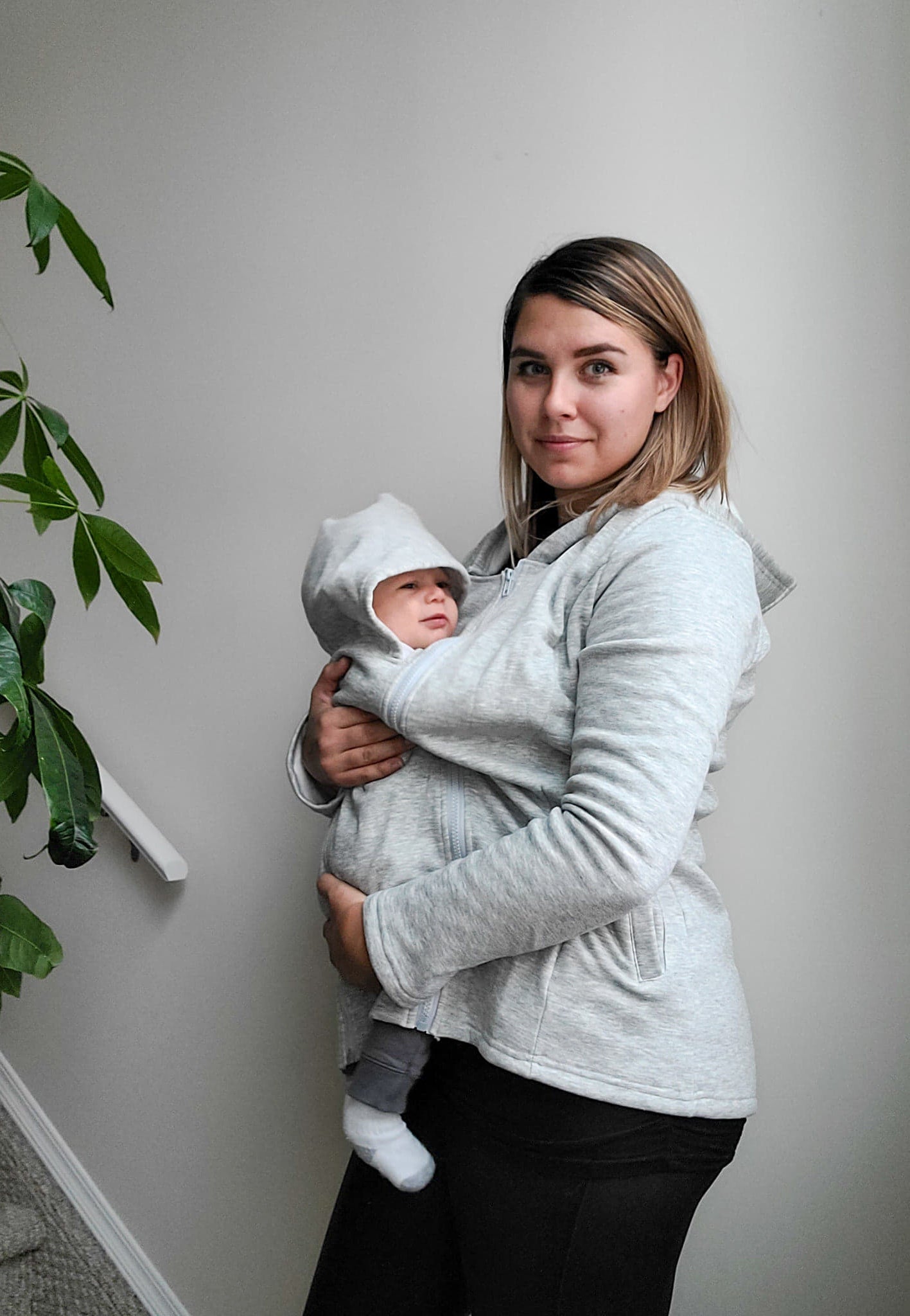 Hoodie en polar 2-en-1 pour portage