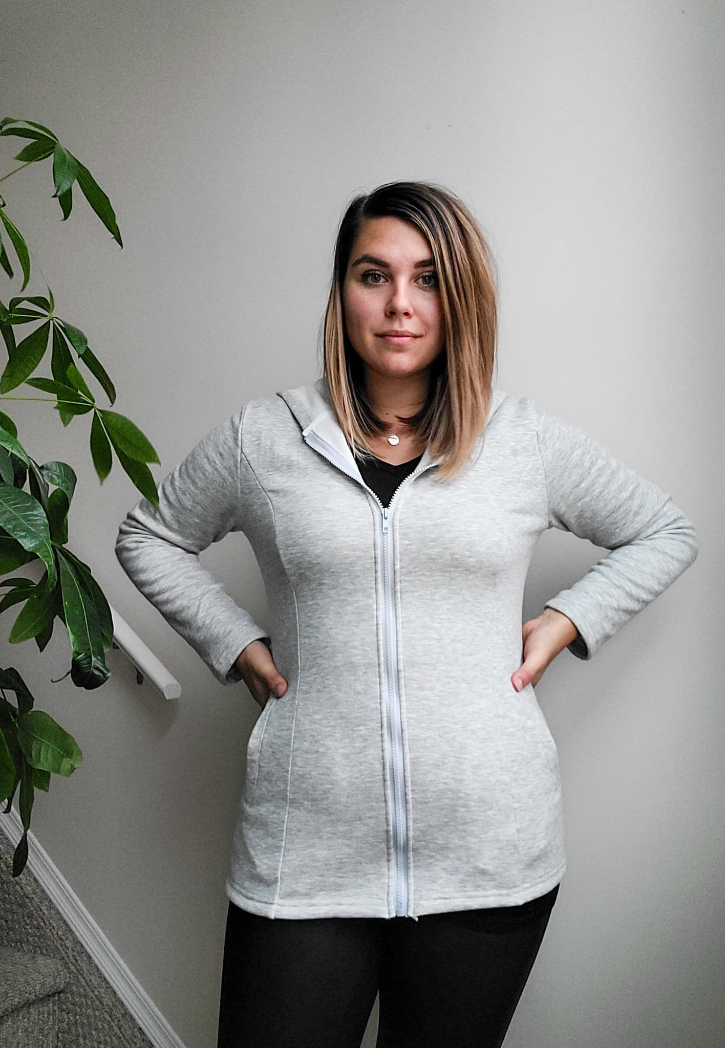 Hoodie en polar 2-en-1 pour portage