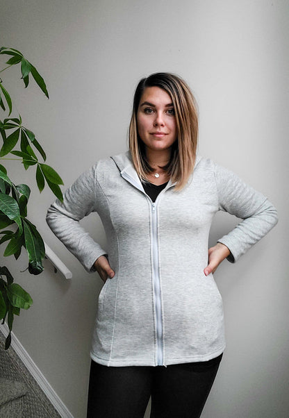 2-in-1 Fleece Baby-Carrying Hoodie
