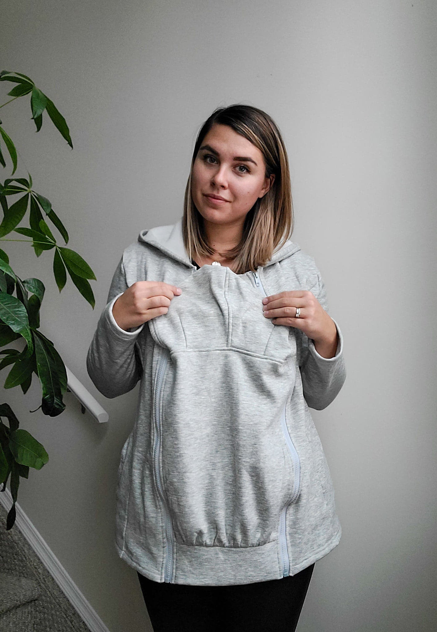 Hoodie en polar 2-en-1 pour portage