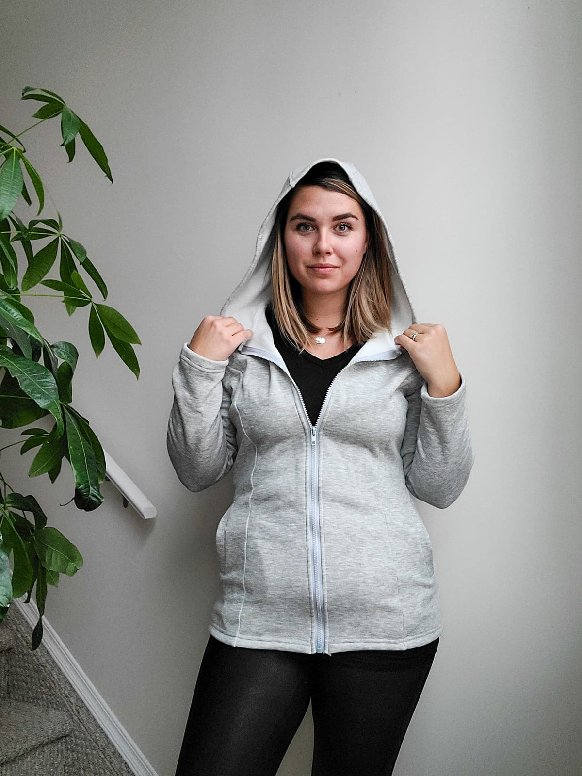 Hoodie en polar 2-en-1 pour portage