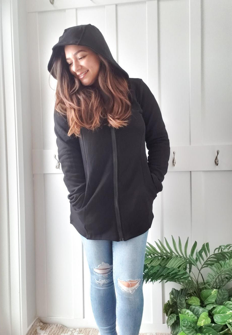 Hoodie en polar 2-en-1 pour portage