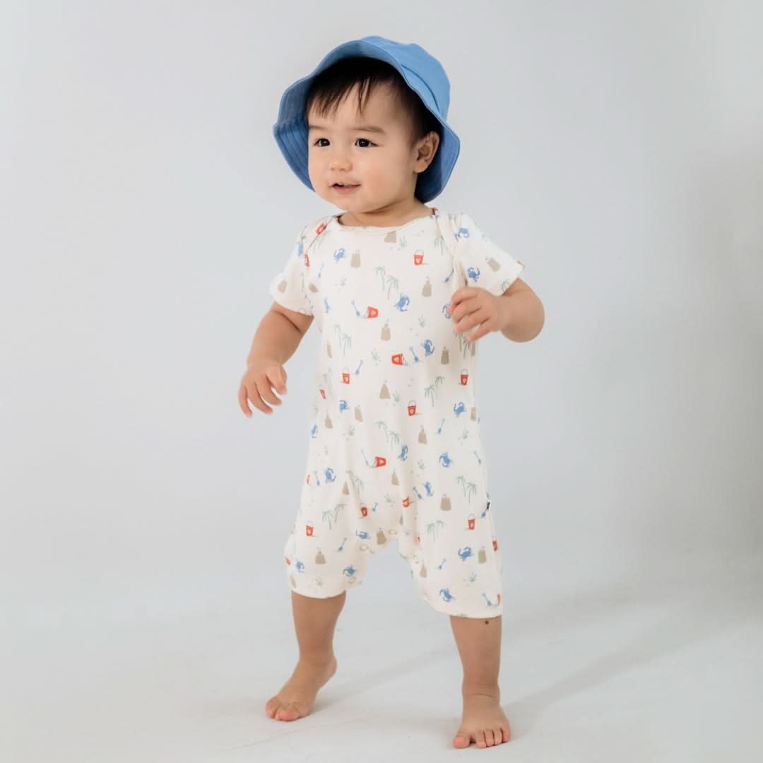 Baby Bamboo Shorts Romper | Digging It