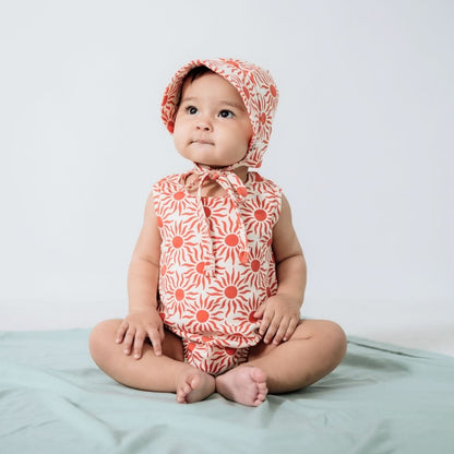 Grenouillère débardeur en bambou pour bébé/enfant avec boutons-pression | Sunkissed