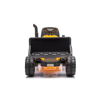 Voiture électrique 12V pour enfant avec télécommande Tracteur Pelleteuse