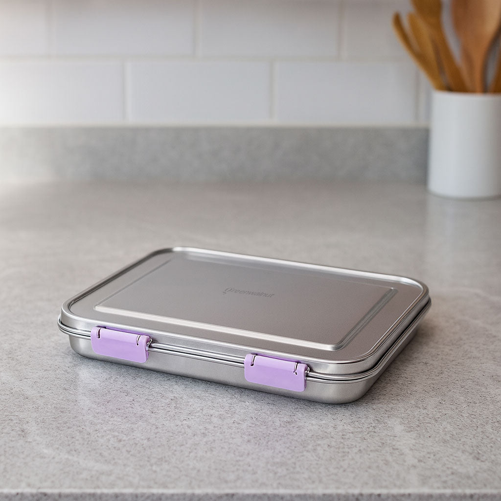 Boîte à déjeuner anti-fuite en acier inoxydable avec compartiments – Style Bento pour enfants et adultes