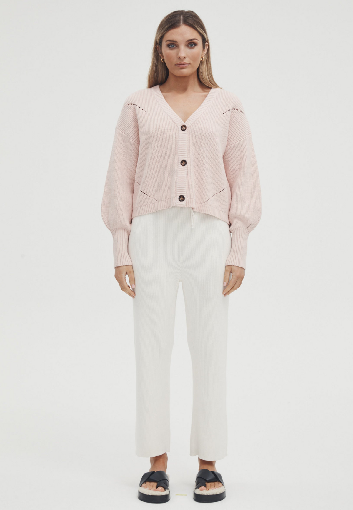 Coastline Crop Cardigan by Legoe Heritage