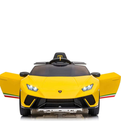 Voiture électrique Lamborghini Huracan DELUXE 12V 2026 pour enfants avec télécommande