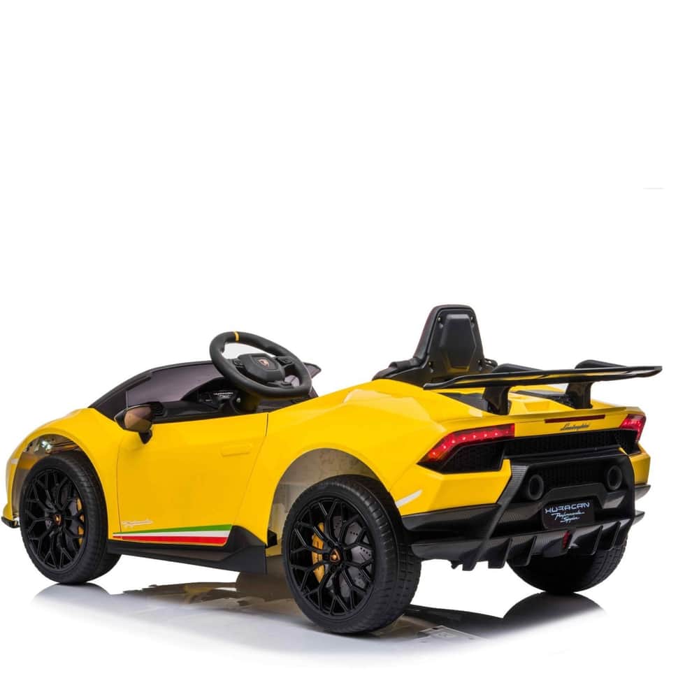 Voiture électrique Lamborghini Huracan DELUXE 12V 2026 pour enfants avec télécommande