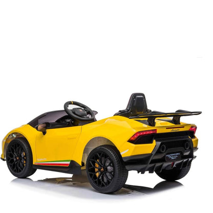 Voiture électrique Lamborghini Huracan DELUXE 12V 2026 pour enfants avec télécommande