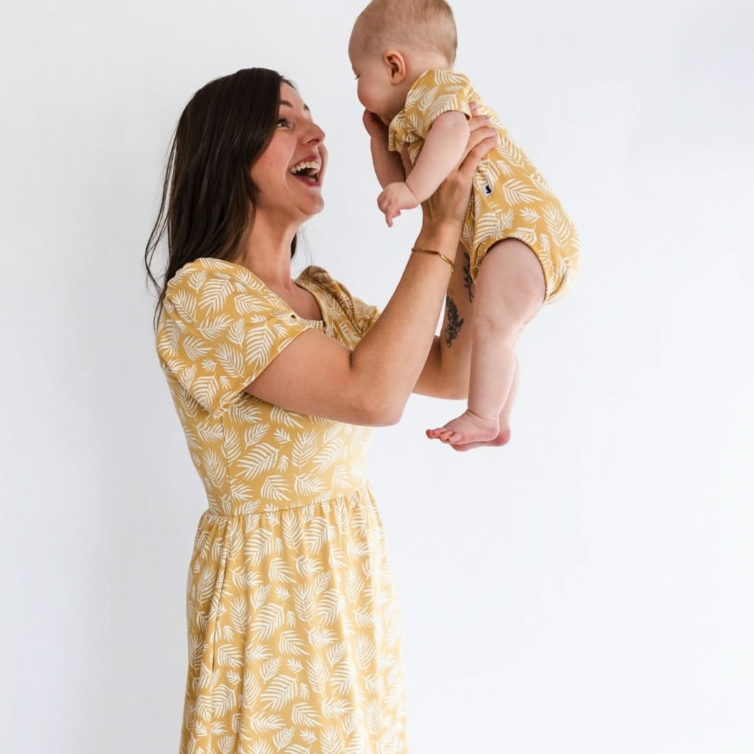 Ladies’ Bamboo Kaia Dress | Palm Fronds