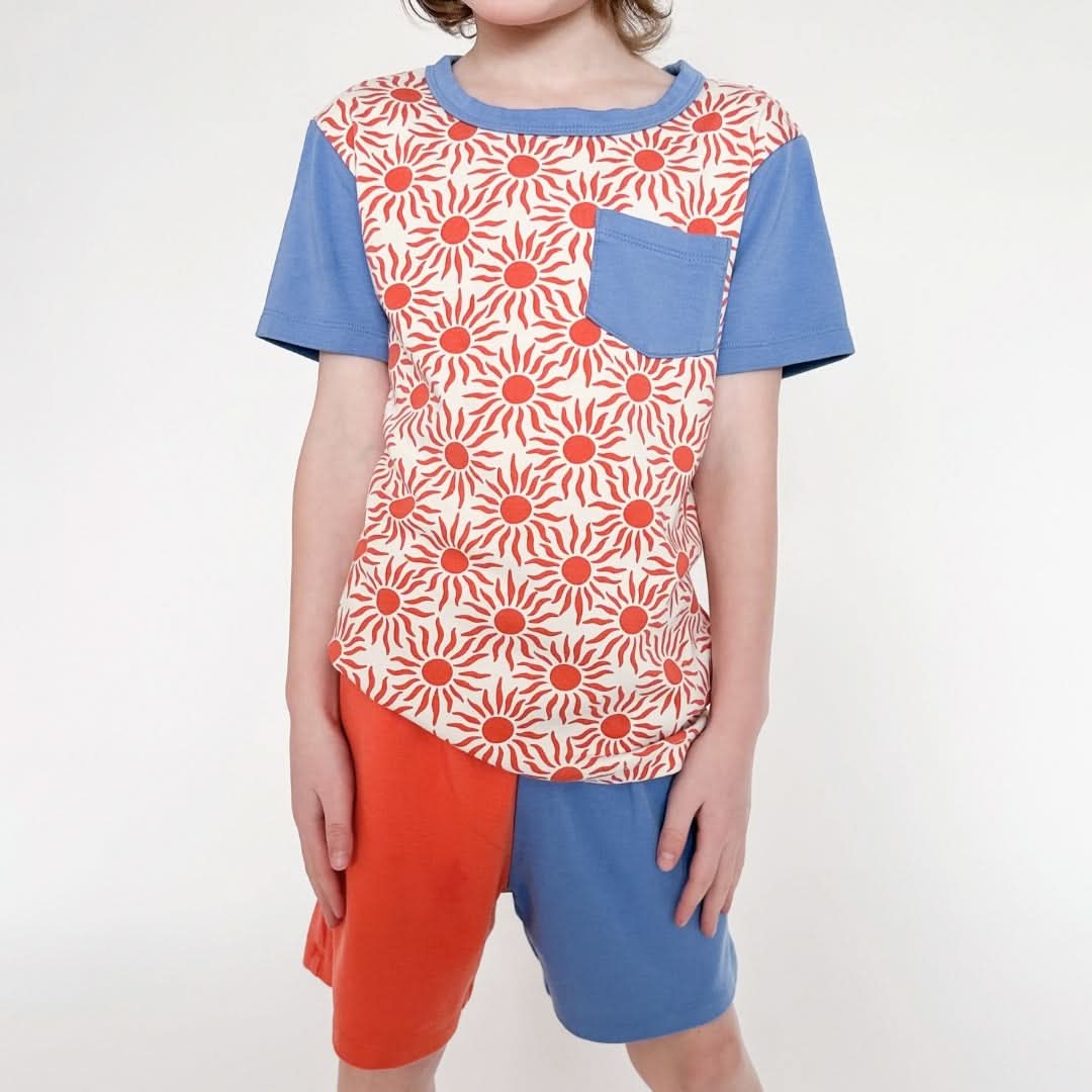 T-shirt de poche en bambou pour bébé/enfant | Sunkissed