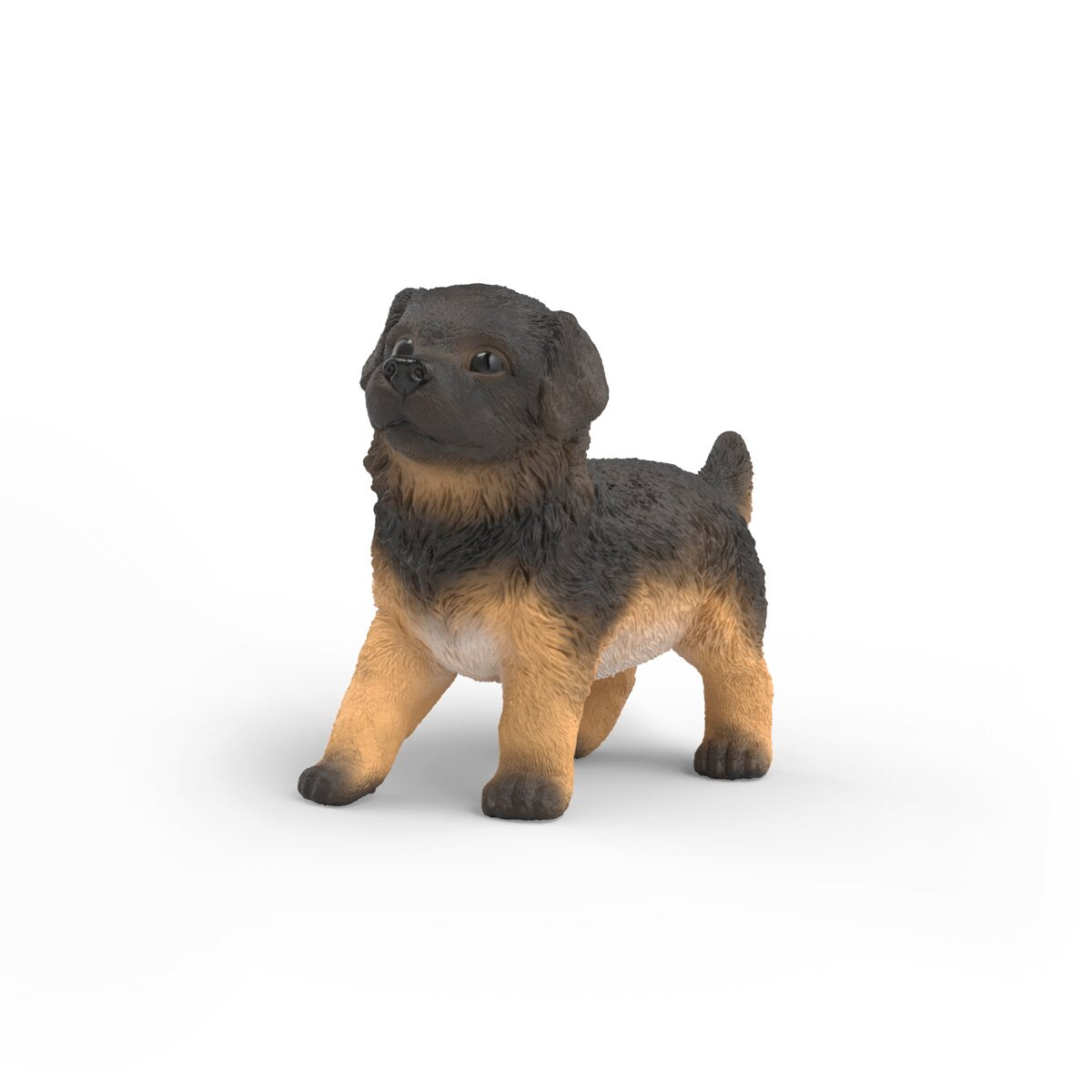 Curious German Shepherd Puppy Figure