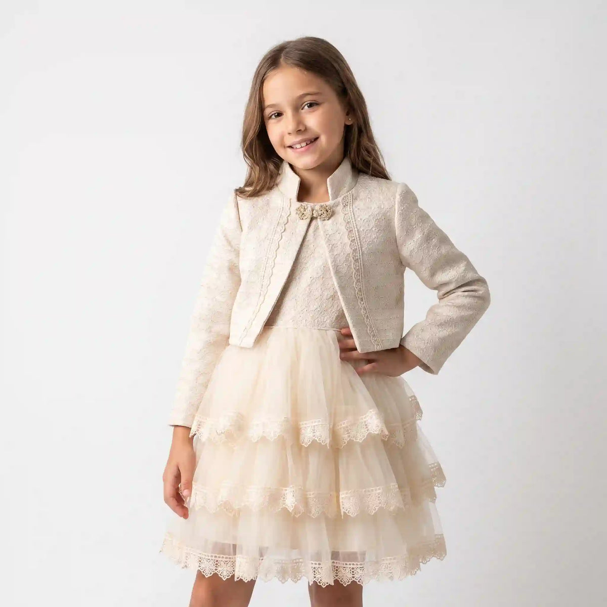 Honeycomb Dress & Blazer Set