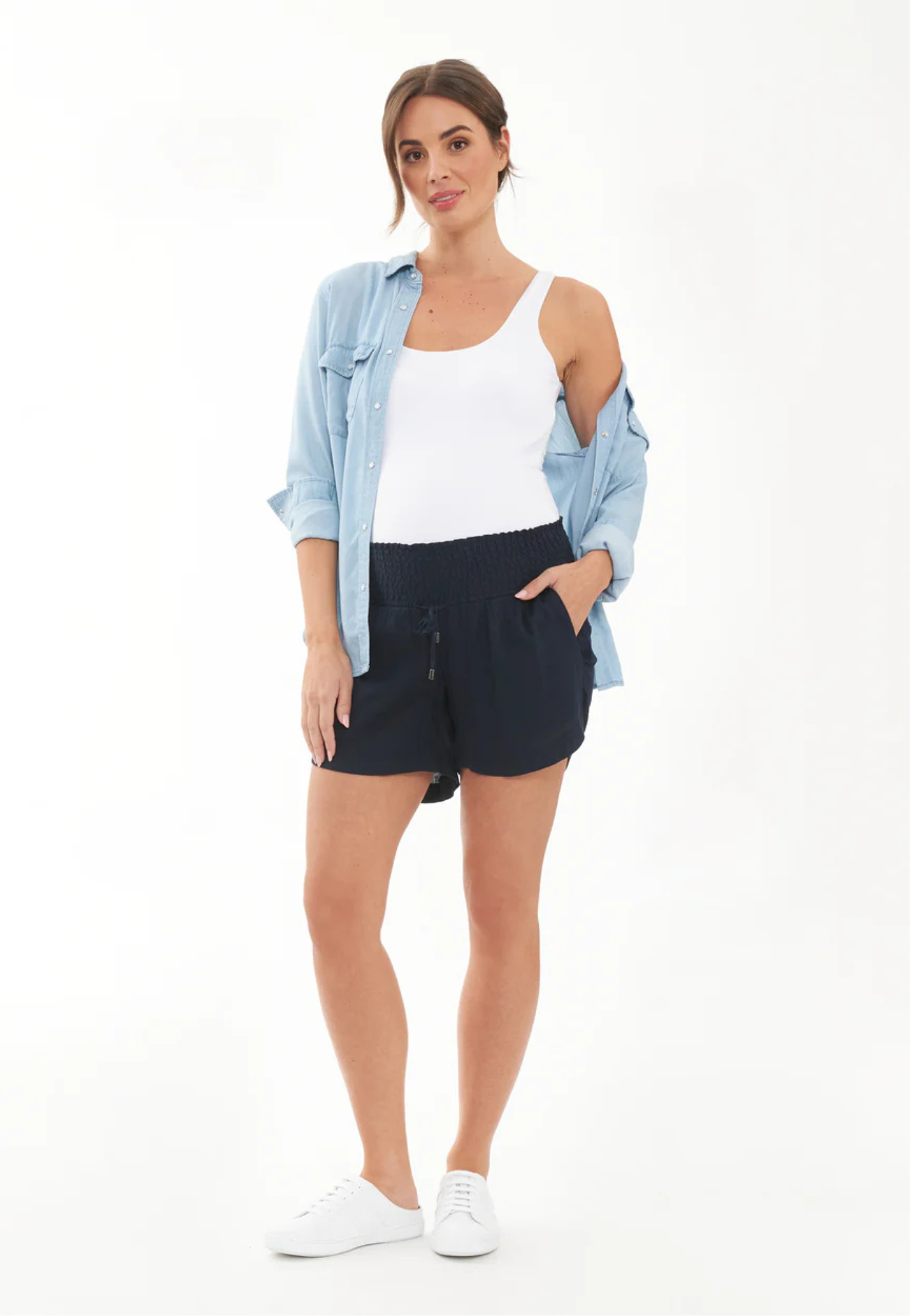Luxe Knit Fitted Maternity Tank Top
