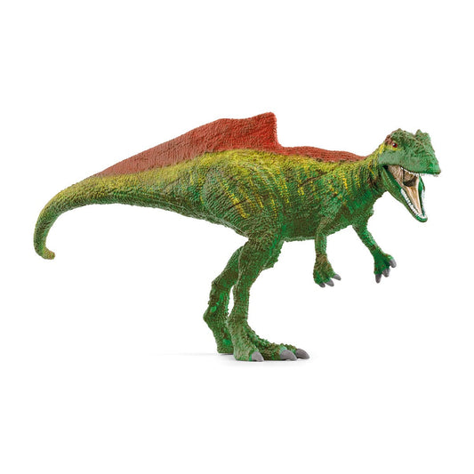 Figurine de Concavenator à bosse rouge feu