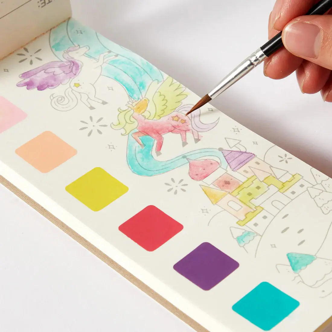 Mini Watercolor Painting Book
