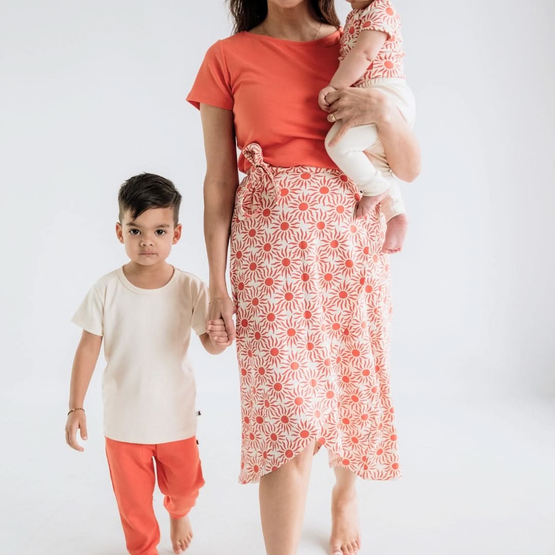 T-shirt bébé/enfant en bambou | Crème