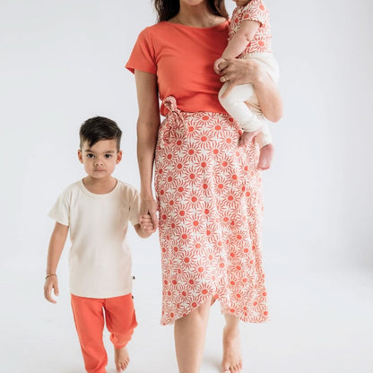 T-shirt enfant en bambou | Rose Taffy