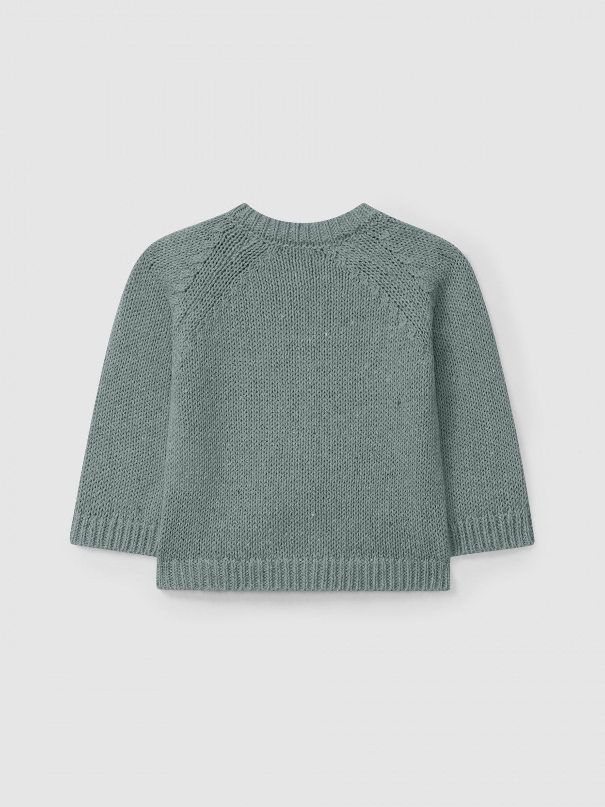 Gilet en maille col rond | Bleu menthe | Ajusté