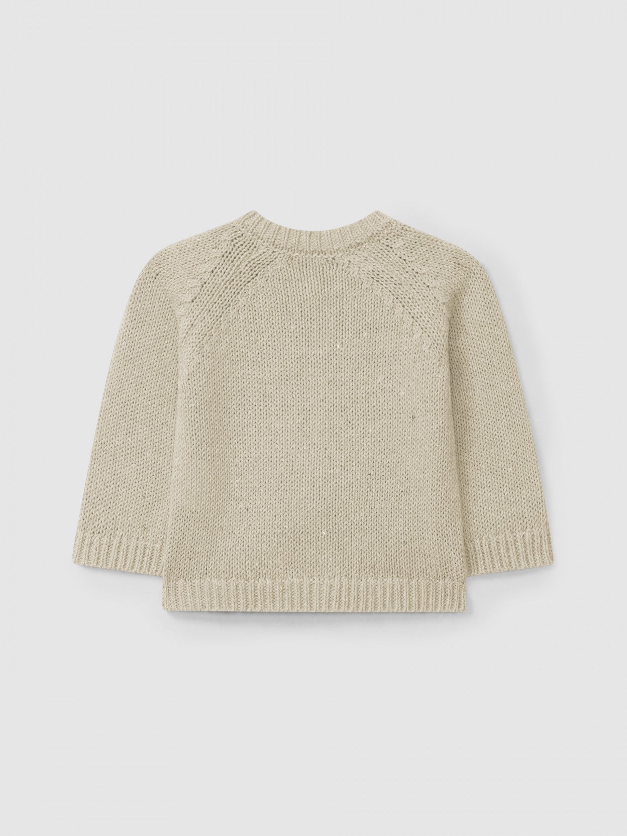 Gilet tricoté col rond | Lin | Confortable