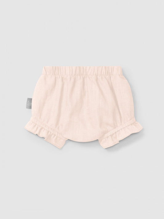 Culotte de protection simple en lin et coton | Rose | Ajustée