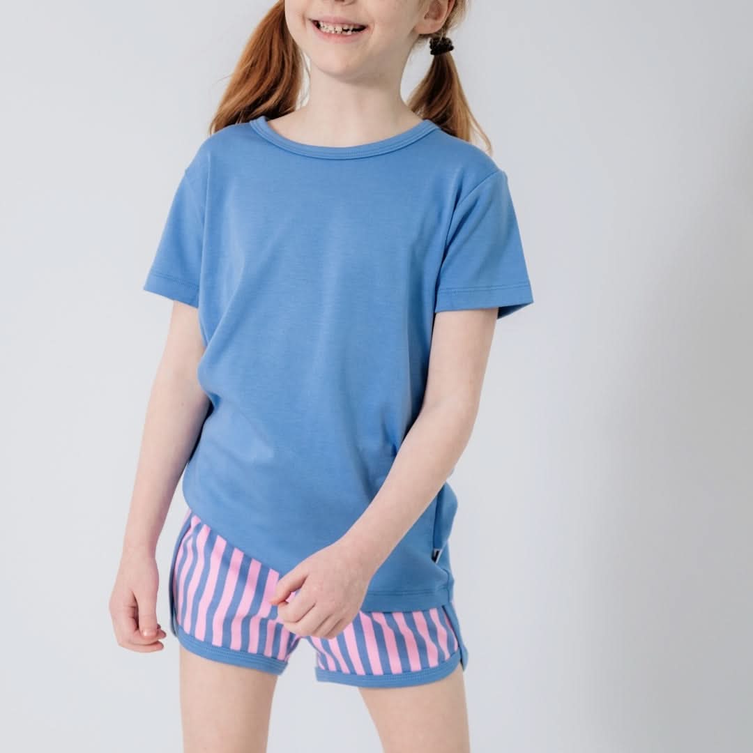 T-shirt enfant en bambou | Rose Taffy