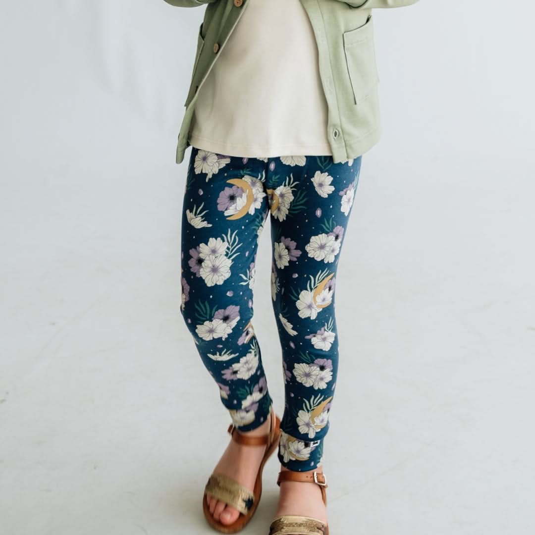 Kids' Bamboo Leggings | Outer Space