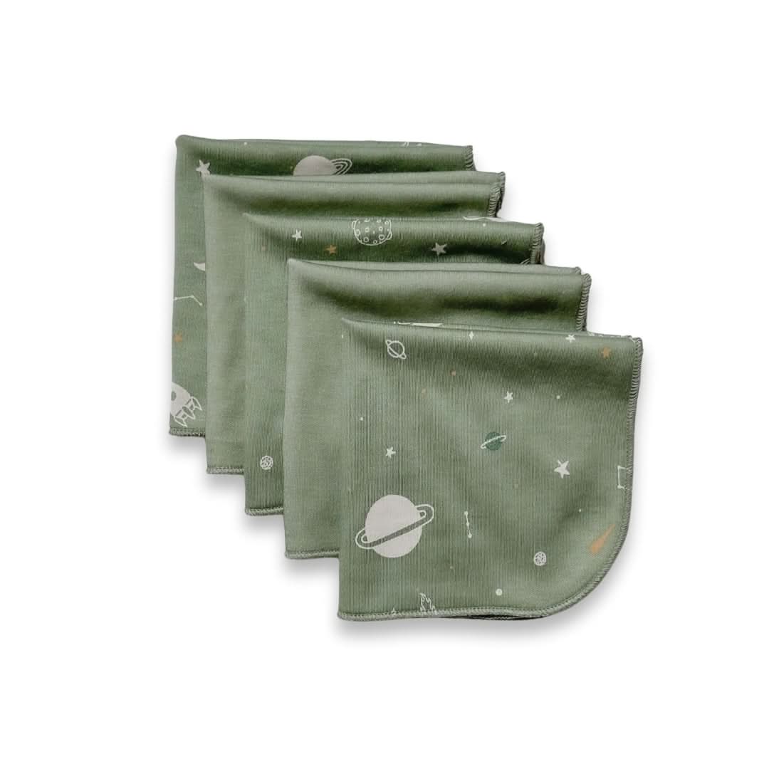 Lange de toilette en bambou pour bébé (lot de 5) | Ciel nocturne