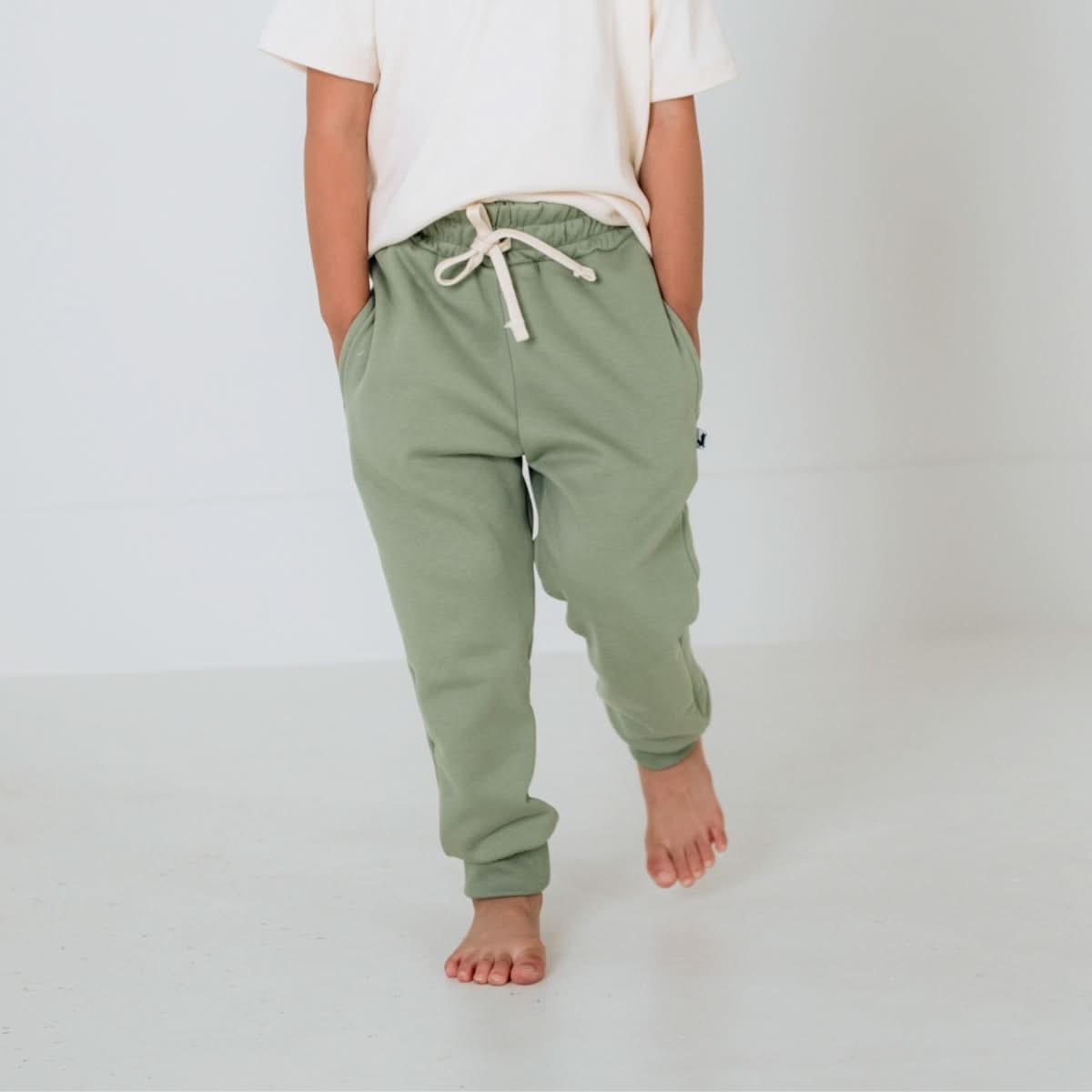 Baby/Kids' Bamboo Fleece Joggers | Sage